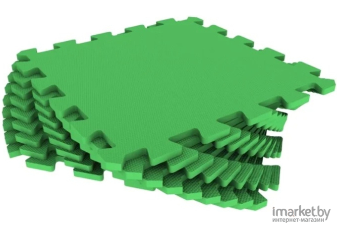 Развивающий коврик ECO COVER Мягкий пол универсальный 30МП зеленый