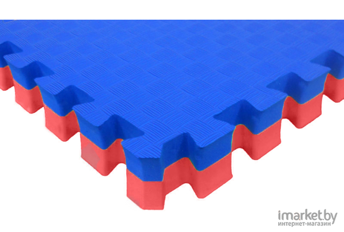 Развивающий коврик ECO COVER Мягкий пол Татами 40 мм красно-синий [1788/661]