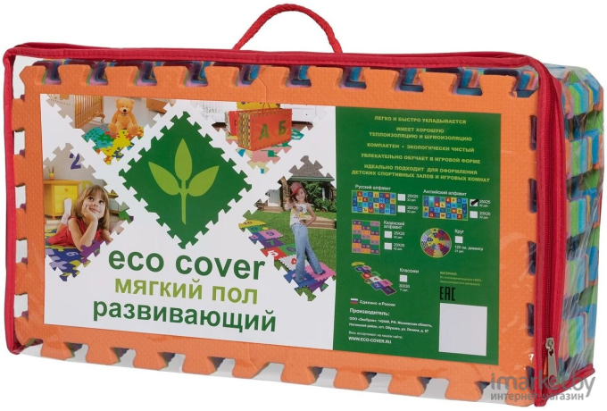 Развивающий коврик ECO COVER детский Английский Алфавит [25МПД2/А]