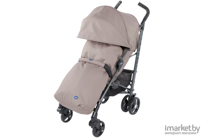 Детская прогулочная коляска Chicco LITE WAY 3 TOP с бампером Dark Beige [05079595340000]