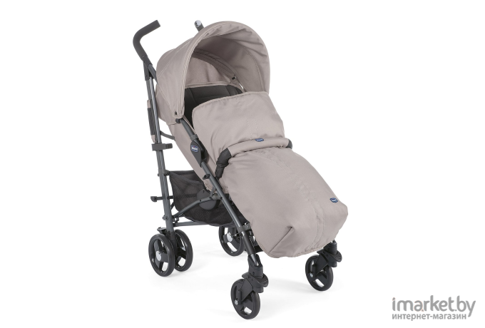 Детская прогулочная коляска Chicco LITE WAY 3 TOP с бампером Dark Beige [05079595340000]