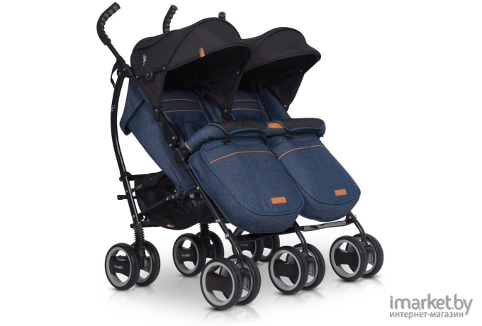 Детская прогулочная коляска EasyGo DUO COMFORT Denim [140056]