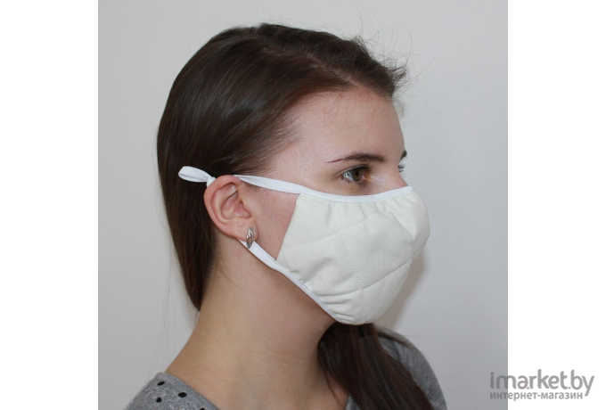 Защитная маска EcoSapiens ES-600 многоразовая (не медицинская) белый