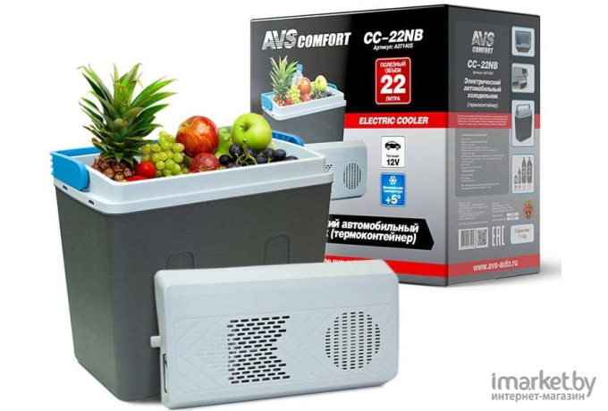 Автомобильный холодильник AVS CC-22NB 22л [A07140S]