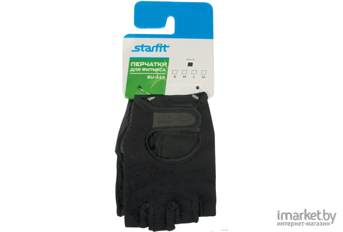 Перчатки для фитнеса Starfit SU-114 XL черный
