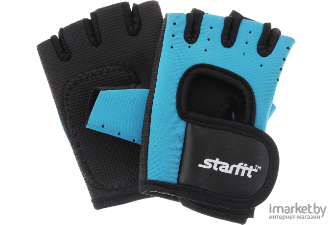 Перчатки для фитнеса Starfit SU-107 XL синий/черный