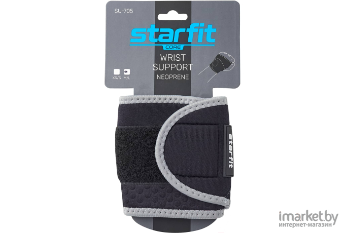 Суппорт запястья  Starfit SU-705 XS/S черный