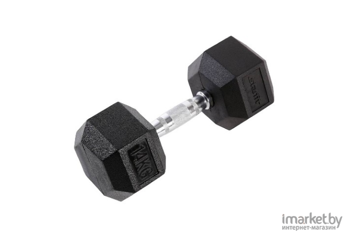 Гантель цельная Starfit DB-301 14 кг черный