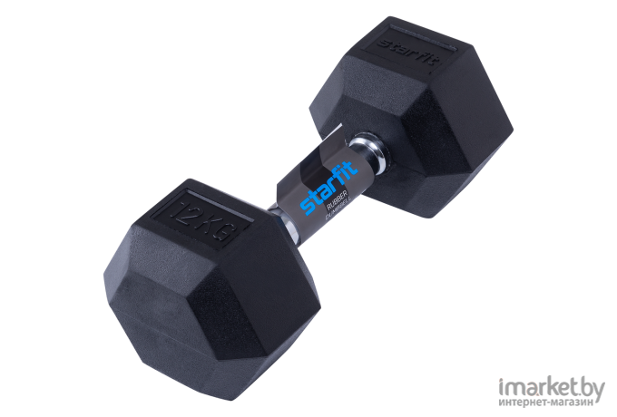 Гантель цельная Starfit DB-301 12 кг черный