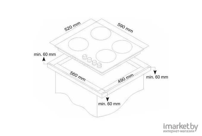 Варочная панель Simfer H60Q40W400