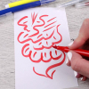 Фломастер для рисования Darvish 36цв с мягкой кистью в пластиковом пенале с европодвесом [DV-9930-36]