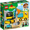 Конструктор LEGO Duplo Грузовик и гусеничный экскаватор [10931]