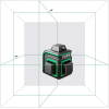 Лазерный нивелир ADA Instruments Cube 3-360 Green Ultimate Edition [A00569]