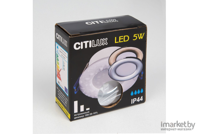 Влагозащищенный точечный светильник Citilux CLD008010