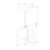 Подвесной светильник Elektrostandard DLN050 GX53 белый/золото