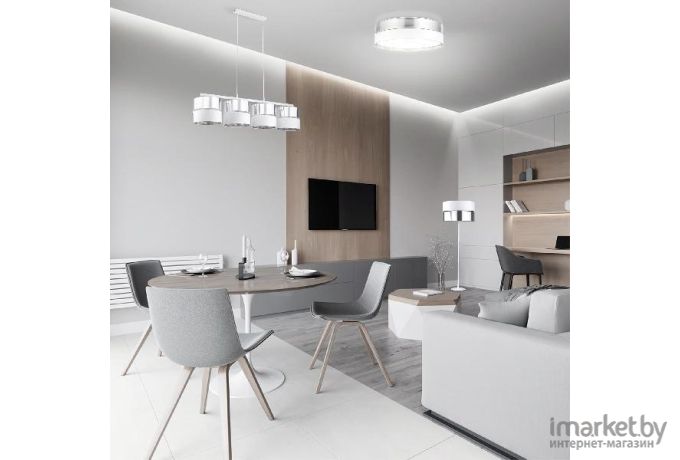 Подвесной светильник TK Lighting 4177 Hilton Silver