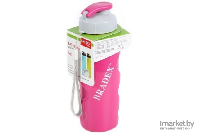 Бутылка для воды Bradex Ивиа 500 ml Fuchsia [SF 0439]