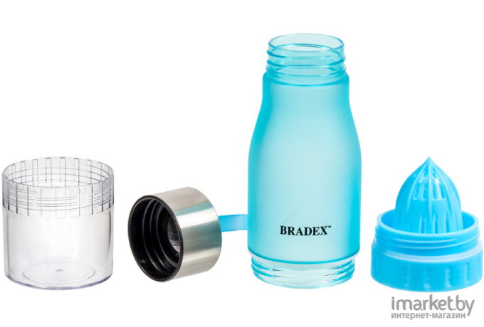 Бутылка для воды Bradex SF 0521 с соковыжималкой Light Blue