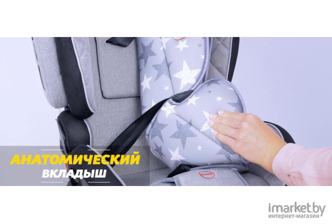 Автокресло Lorelli MAGIC Premium Black Crowns [10070852013]