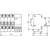 Выключатель нагрузки ETP  Дифференциальный автомат АД-4-32А-30мА 4п