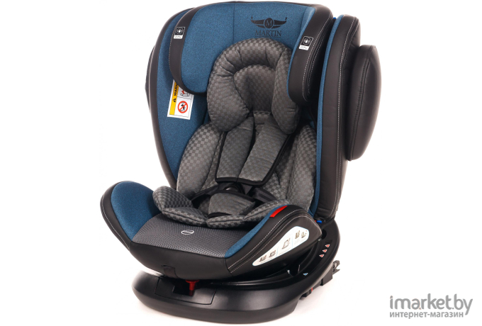 Автокресло Martin Noir Grand Fix 360 Melange Blue