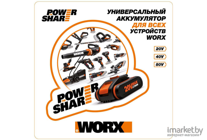 Электролобзик Worx Axis WX550.9