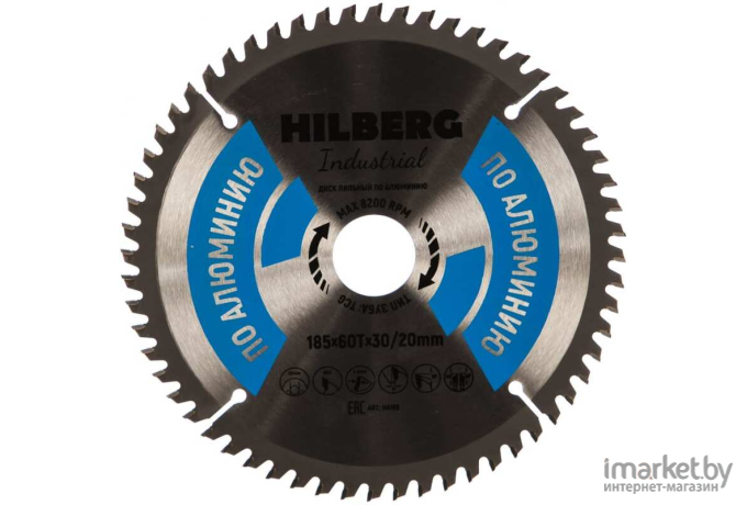 Диск пильный Hilberg HA185