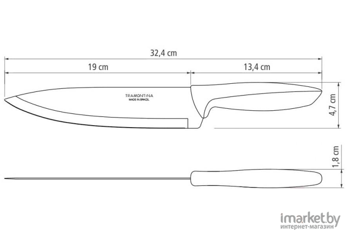 Кухонный нож Tramontina Plenus [23426108]