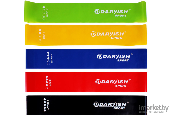 Набор резинок для фитнеса Darvish 5 шт в наборе [DV-S-109]