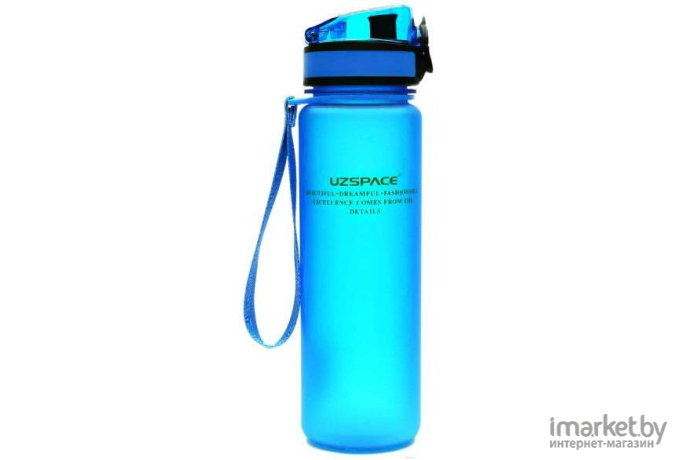 Бутылка для воды Uzspace Colorful Frosted 3026 голубой