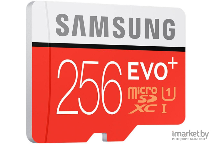 Карта памяти Samsung MicroSD EVO plus 256 ГБ [MB-MC256HA/RU]