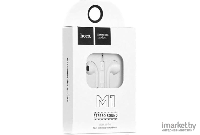 Наушники Hoco M1 EarPods Pro с микрофоном белый