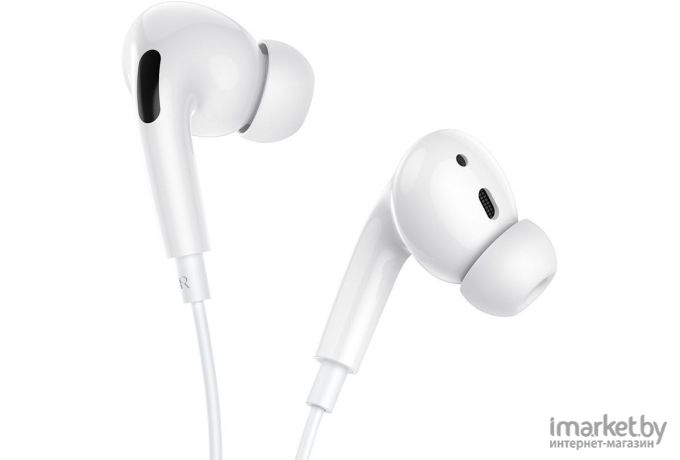 Наушники Hoco M1 EarPods Pro с микрофоном белый