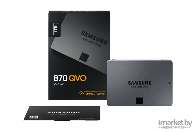 SSD диск Samsung 870 QVO 1TB [MZ-77Q1T0BW]