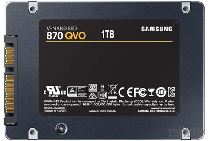 SSD диск Samsung 870 QVO 1TB [MZ-77Q1T0BW]