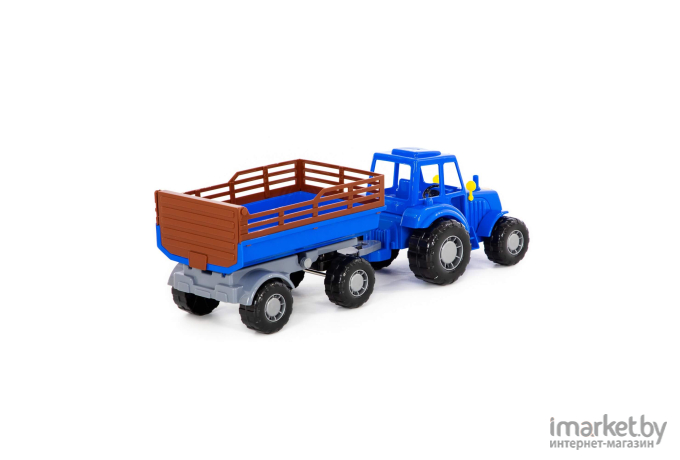 Трактор игрушечный Полесье Мастер №2 синий [84781]