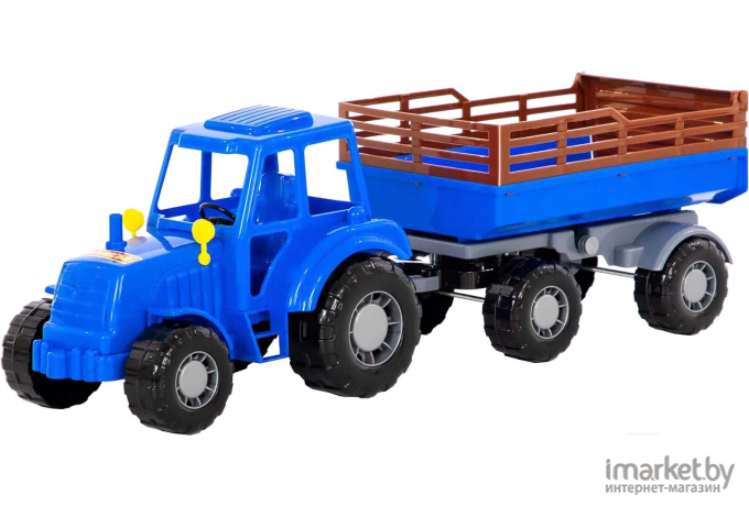Трактор игрушечный Полесье Алтай синий [84767]