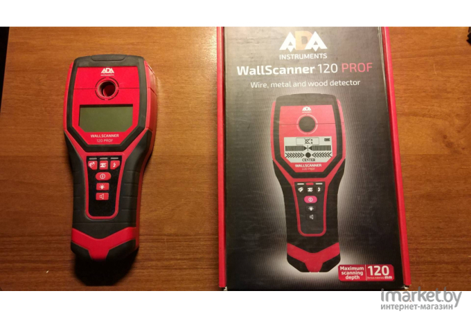 Детектор скрытой проводки ADA Instruments Wall Scanner 120 Prof [А00485]