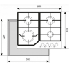 Варочная панель Akpo PGA 604 LXE