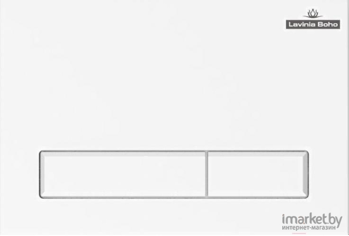 Клавиша и панель смыва Lavinia Boho RelFix белый [3805001W]