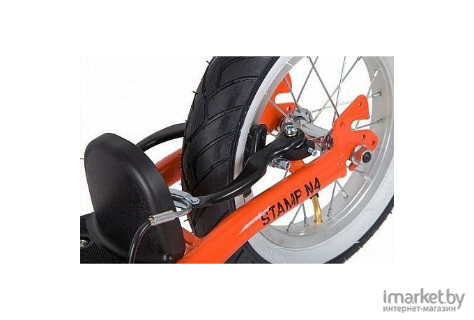 Самокат Novatrack STAMP N4 ORANGE 12 [12STAMPN4.OR20]