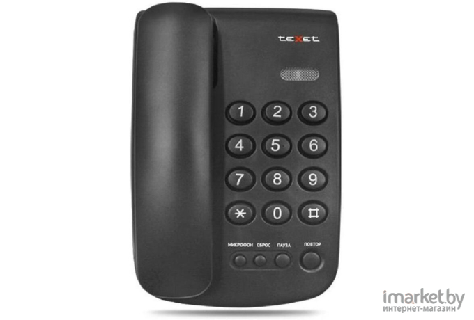 Проводной телефон TeXet TX-241 черный
