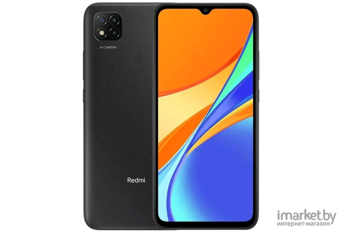 Мобильный телефон Xiaomi Redmi 9C 3GB/64GB без NFC Midnight Gray