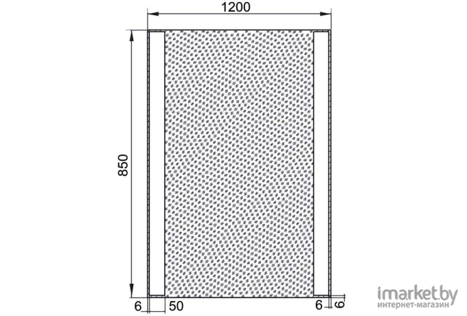 Зеркало для ванной Aquanet Палермо 12085 Led [196647]