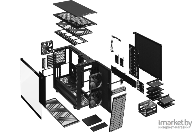 Корпус для компьютера Fractal Design Define 7 Black TG Light Tint [FD-C-DEF7A-02]