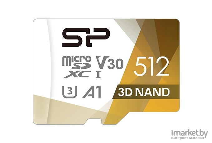 Карта памяти Silicon-Power microSD 512GB Superior Pro A1 microSDXC Class 10 UHS-I U3 Colorful 100/80 Mb/s [SP512GBSTXDU3V20AB]