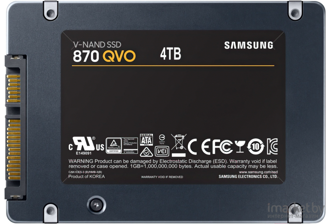 SSD диск Samsung 4TB 870 QVO [MZ-77Q4T0BW]