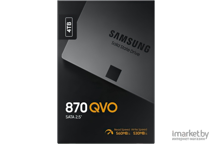 SSD диск Samsung 4TB 870 QVO [MZ-77Q4T0BW]