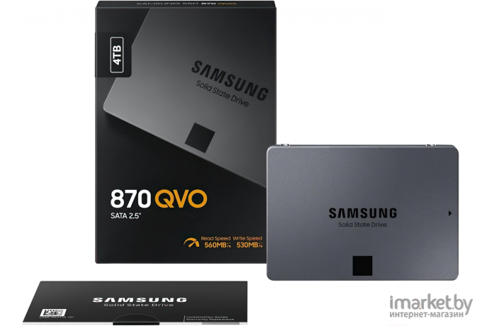 SSD диск Samsung 4TB 870 QVO [MZ-77Q4T0BW]