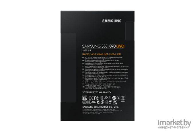SSD диск Samsung 4TB 870 QVO [MZ-77Q4T0BW]